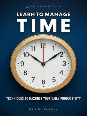 cover image of Learn to Manage Time